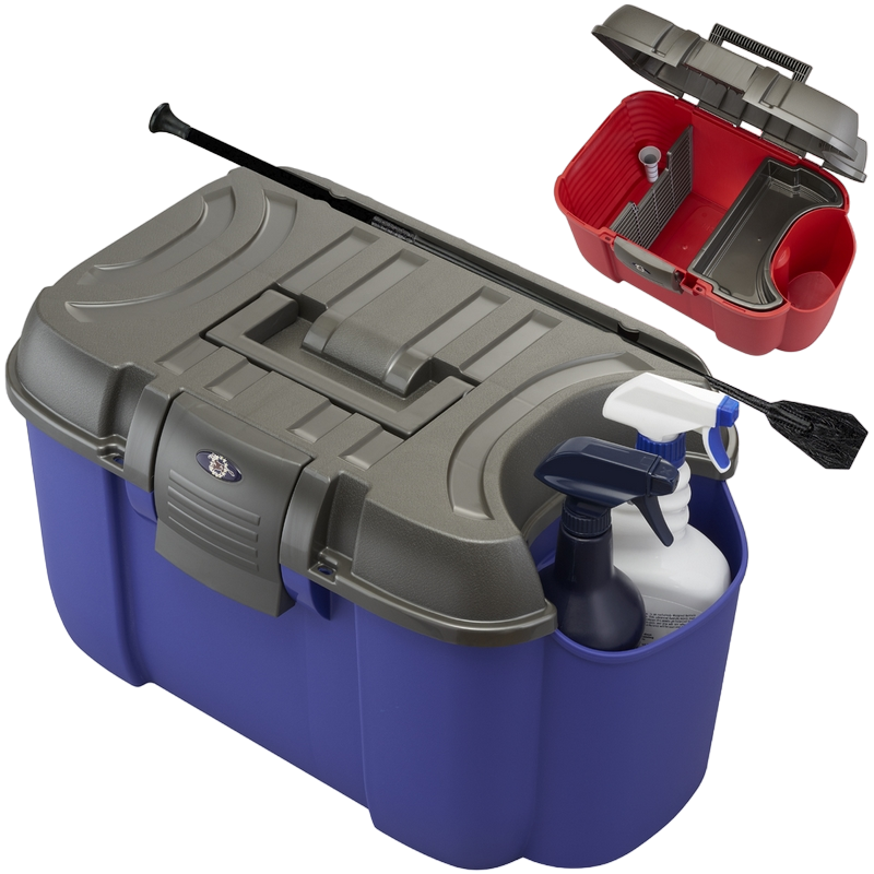 BAULETTO KOALA TASCA ESTERNA CON RIPIANO E DIVISORIO - BLU