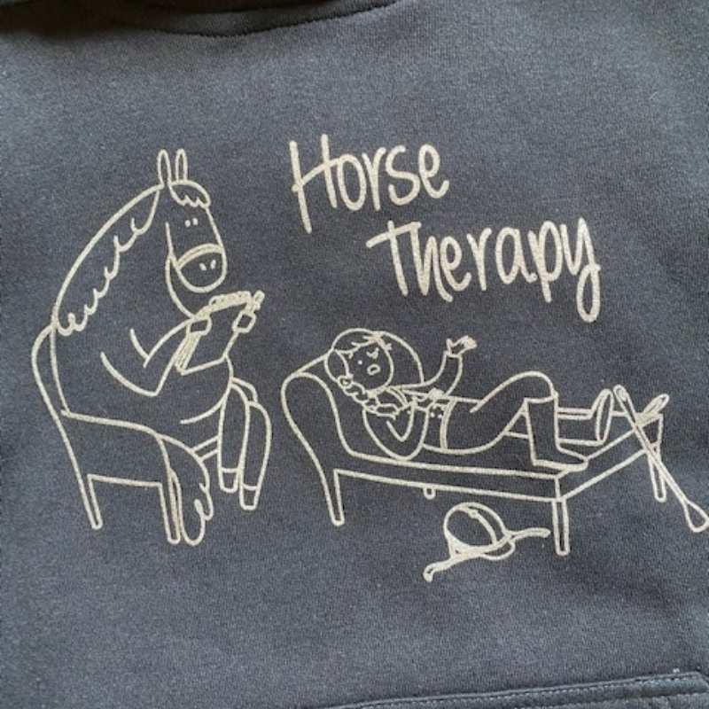 Felpa Horse Therapy, Bambino