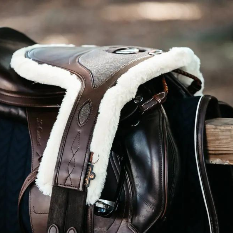 Sottopancia Pararamponi con Agnellino - Sheepskin Stud Girth Special