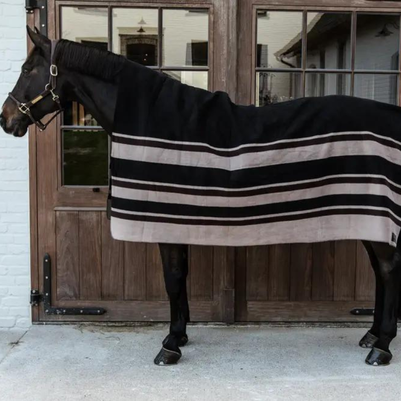 Coperta Heavy Fleece Rug Square Stripes