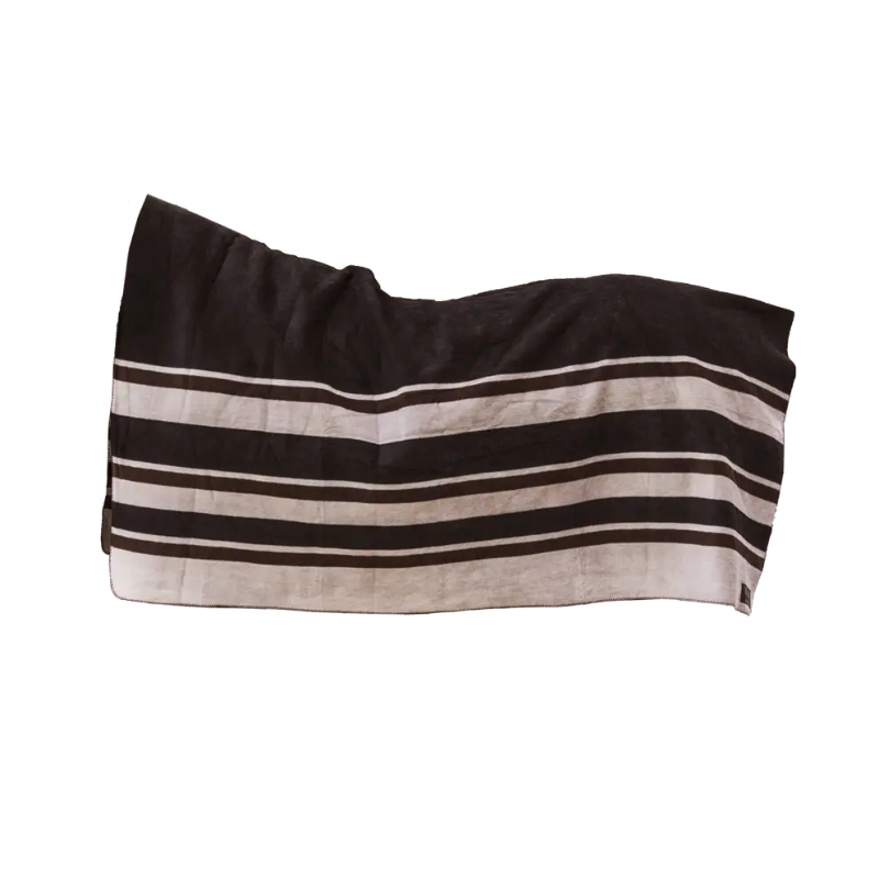 Coperta Heavy Fleece Rug Square Stripes