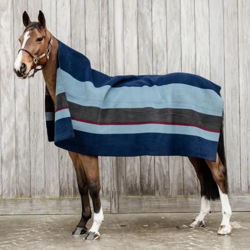 Coperta Heavy Fleece Rug Square Stripes