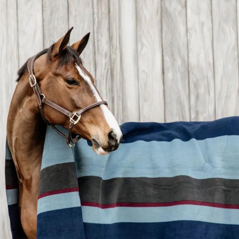 Coperta Heavy Fleece Rug Square Stripes