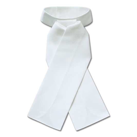 Plastron Semplice Bianco